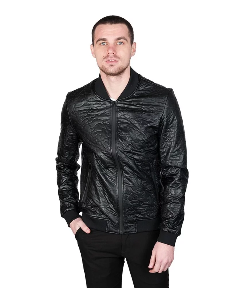Шкіряний бомбер JV9 HOMME
