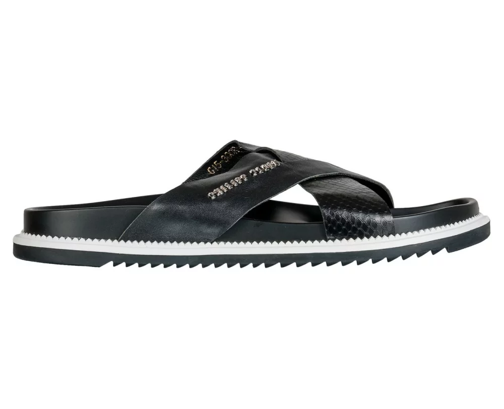 Шкіряні шльопанці PHILIPP PLEIN