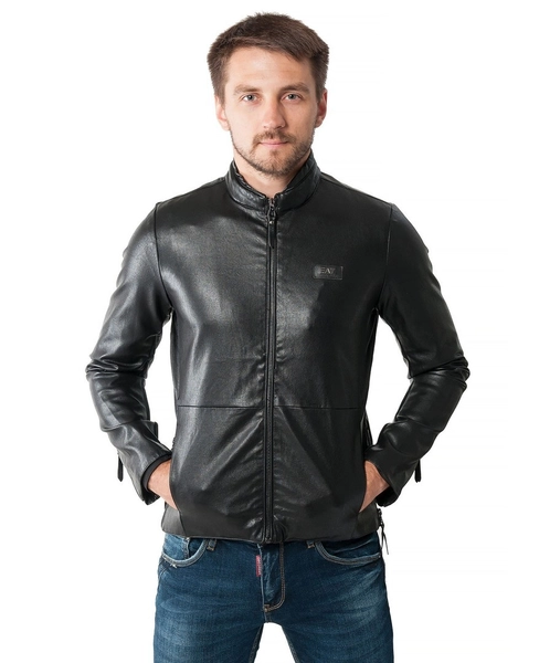 Шкіряна куртка ARMANI
