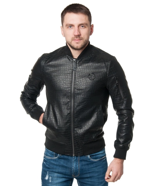 Шкіряний бомбер PHILIPP PLEIN