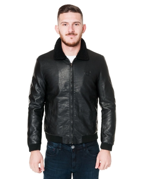 Шкіряна куртка ARMANI