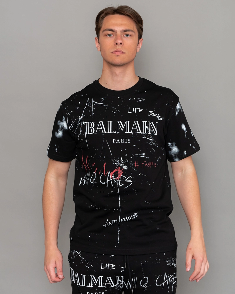 Костюм спорт футболка BALMAIN