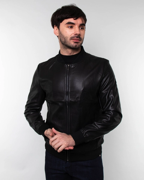 Шкіряний бомбер JUSTI CONCEPT