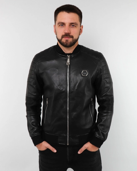 Шкіряний бомбер PHILIPP PLEIN