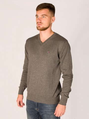 Пуловер зі вставками на ліктях Tommy Hilfiger 1391
