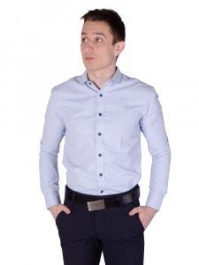 Приталені сорочка Armani в горошок