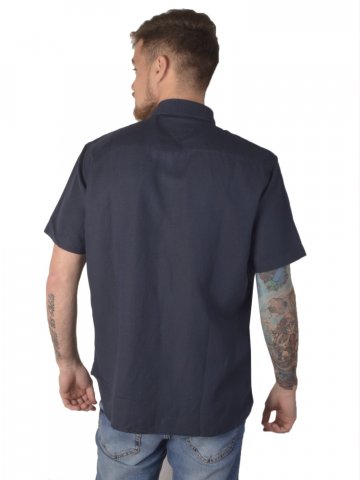 Льняная рубашка Tommy Hilfiger с коротким рукавом TH1304