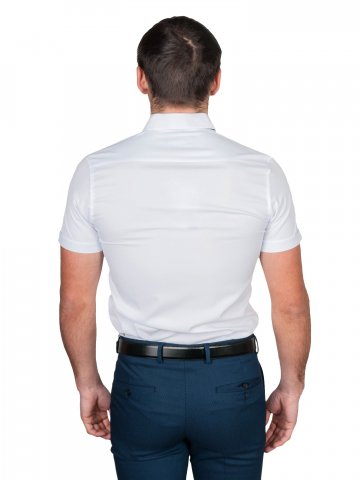 Приталенная рубашка FOLK с коротким рукавом 19FKG17484-2