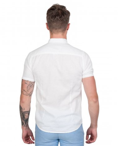 Льняная рубашка DANNAR HONNOR с коротким рукавом 8903-08