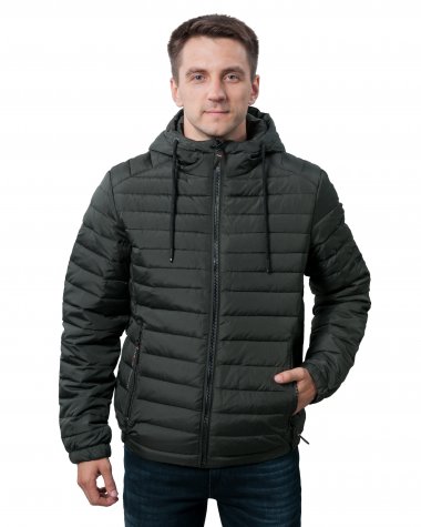 Демісезонна куртка BLACK VINYL C18-1311C