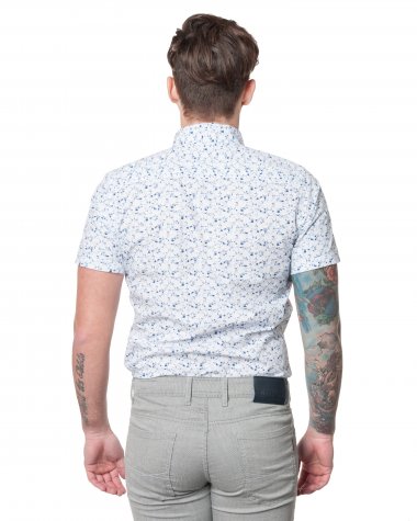 Приталенная рубашка CLIMBER с коротким рукавом 828-0155