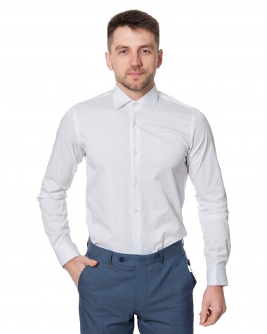 Приталенная мужская рубашка TONELLI 02-129-47/PS1063