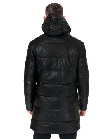Кожаная зимняя куртка SPARKLE SHINE 9180