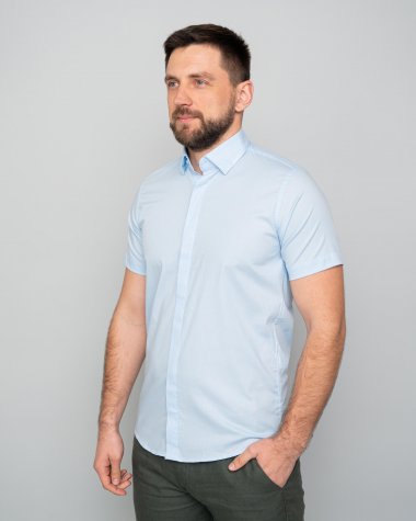 Рубашка с короткими рукавами  TONELLI SLIM FIT K02-1102-32/LC1039