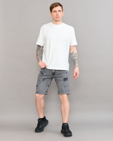 Джинсовые шорты BLACKZI 4163