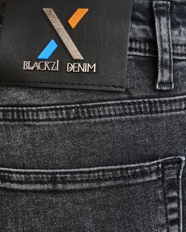 Джинсовые шорты BLACKZI 4184