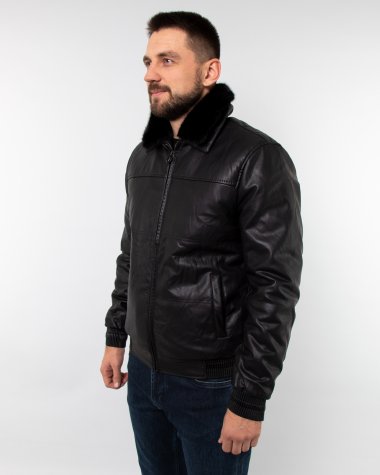 Куртка шкірзам зимова STEFANO RICCI 83806
